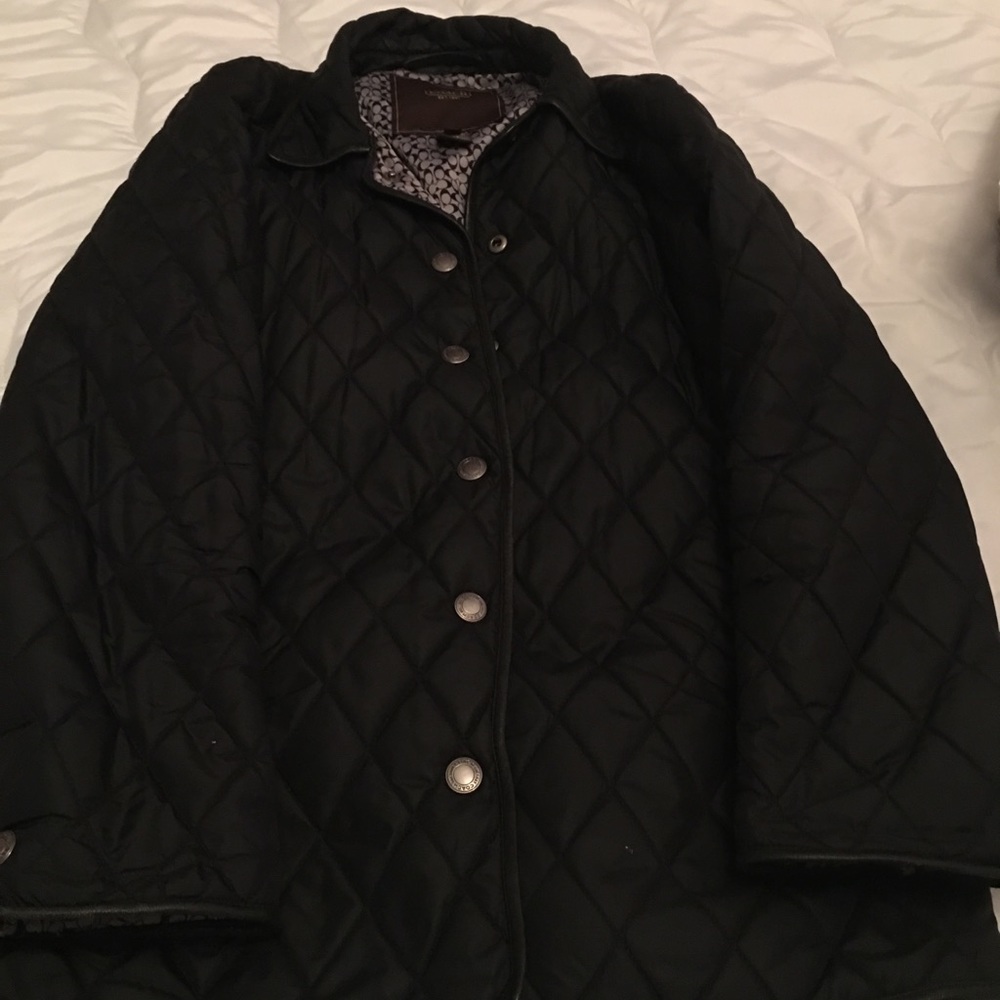Coach Black Quilted Hack Jacket